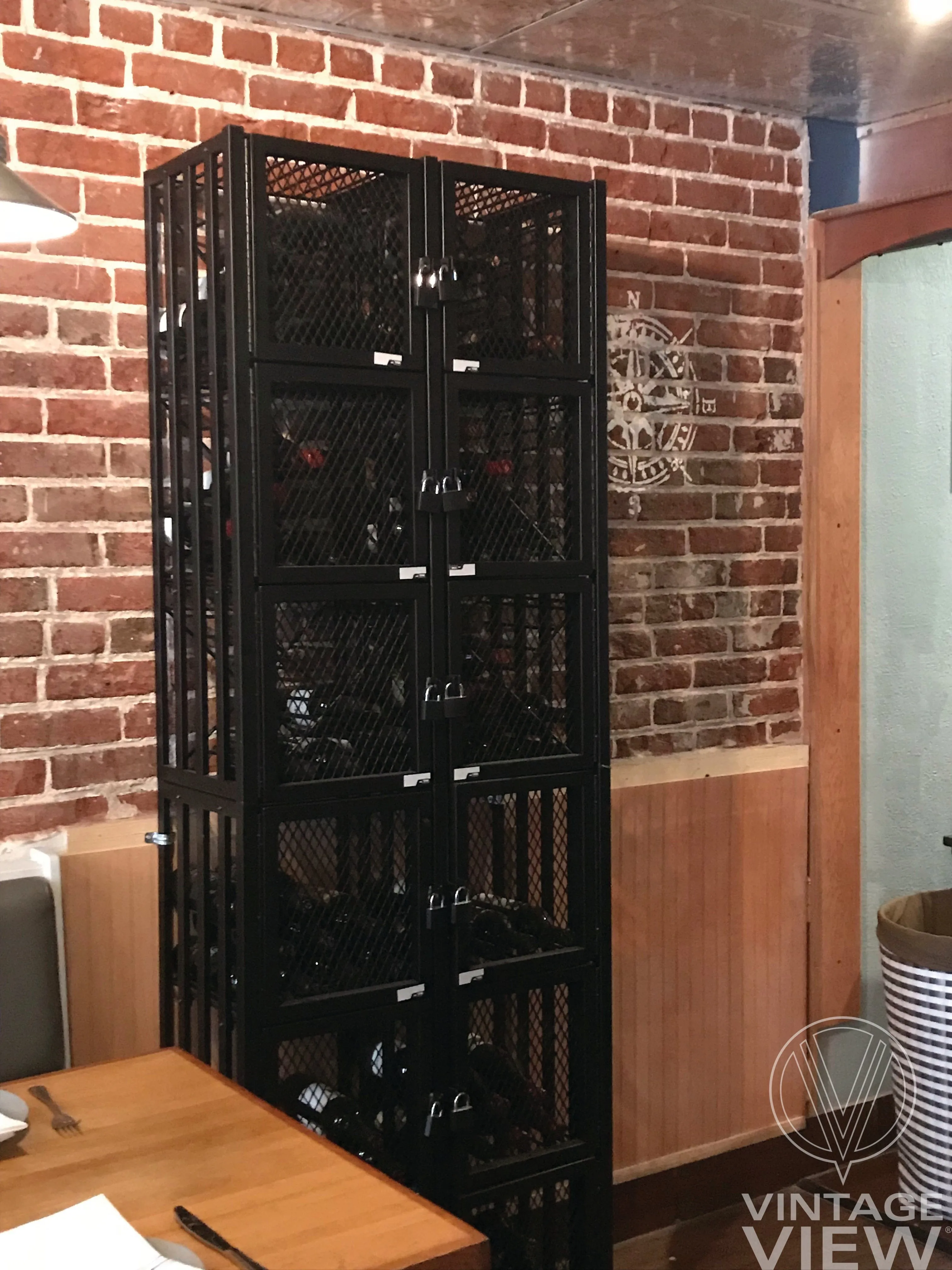 Wine Case & Crate Locker 6 (Freestanding Wine Bottle Lockers) 96-384 Bottles
