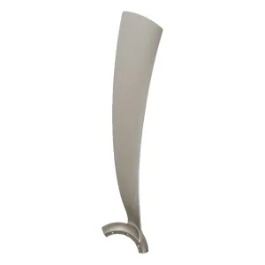Wrap Custom 72 Inch Span Set of Three Outdoor Composite Blades, Brushed Nickel Finish