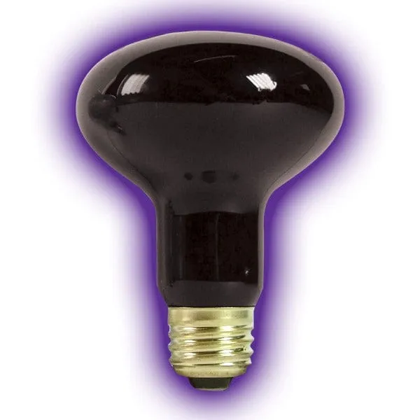 Zilla Incandescent Spot Bulbs; Night Black